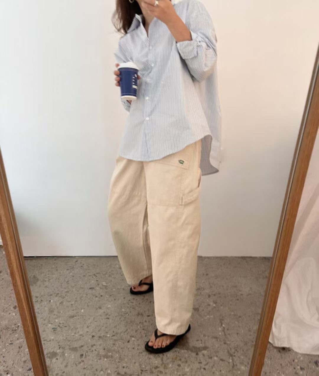 STANDING東大門㊣實拍女裝新款時尚休閑25秋冬推薦熱賣休閑褲STANDING休閑褲圖色2