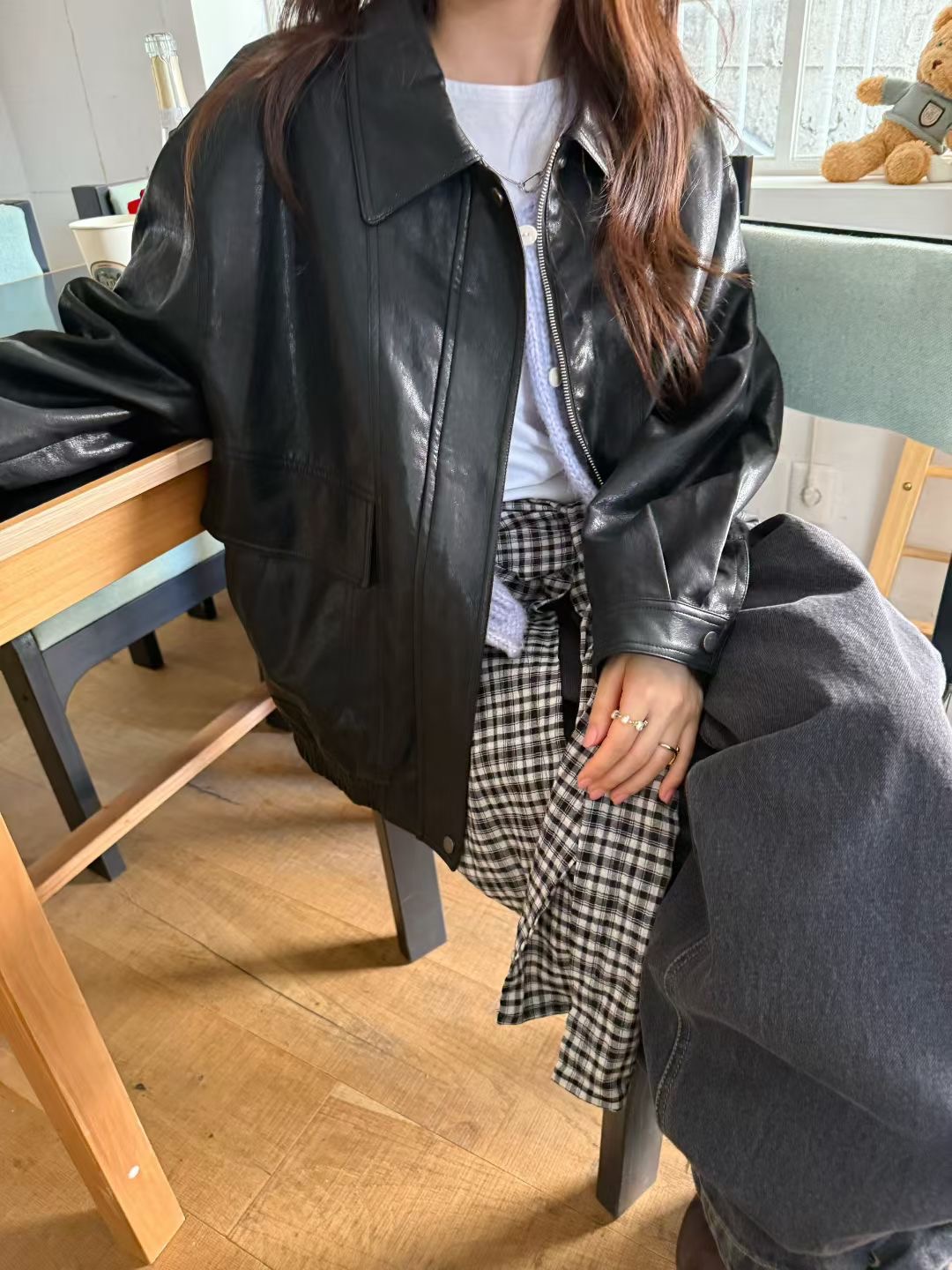 STANDING東大門㊣直郵女裝新款真品熱賣職業休閑推薦25秋冬夾克STANDING夾克