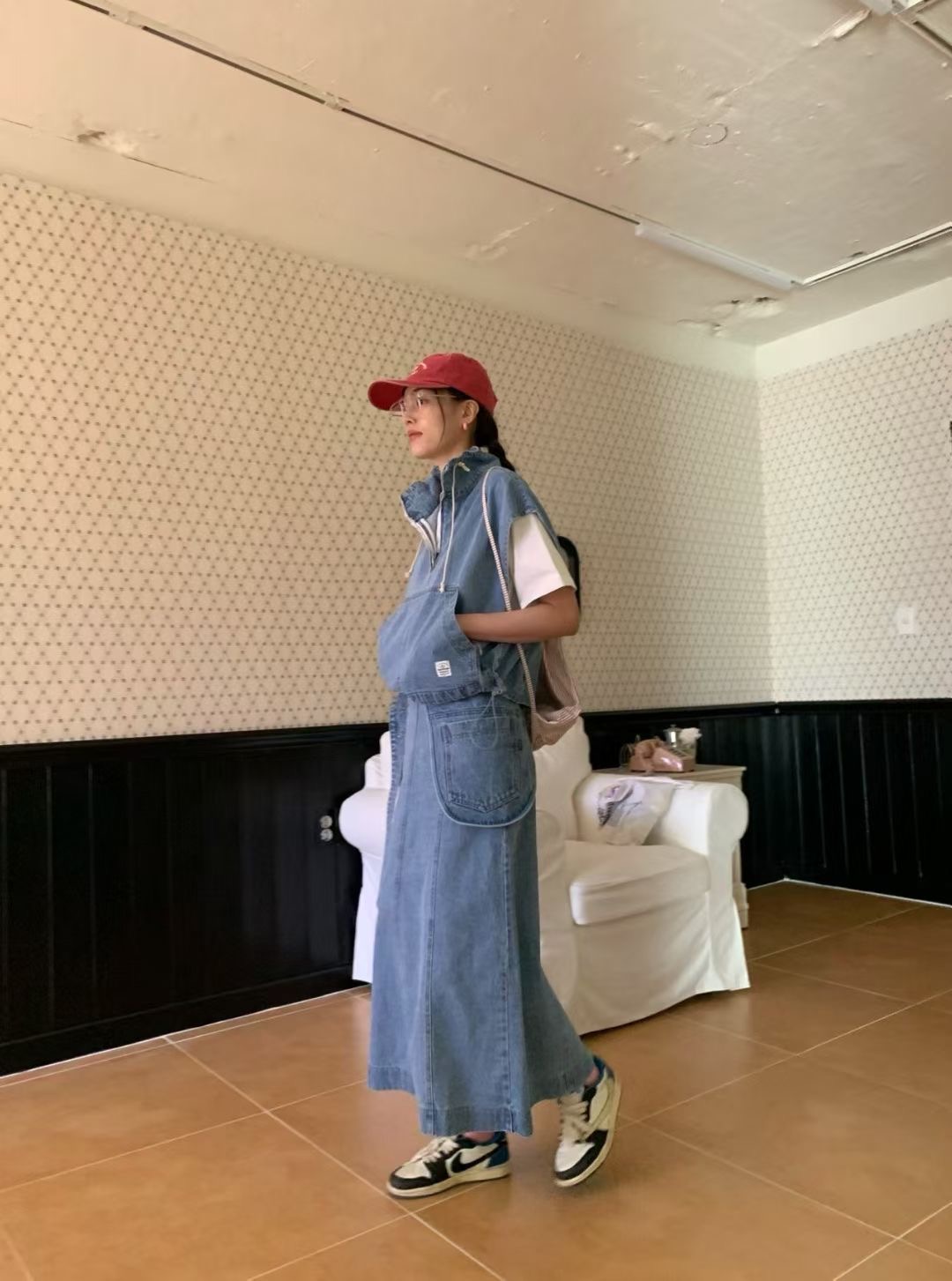 STANDING韓國代購㊣女士新款人氣25秋冬時尚真品熱賣吊帶背心STANDING吊帶/背心