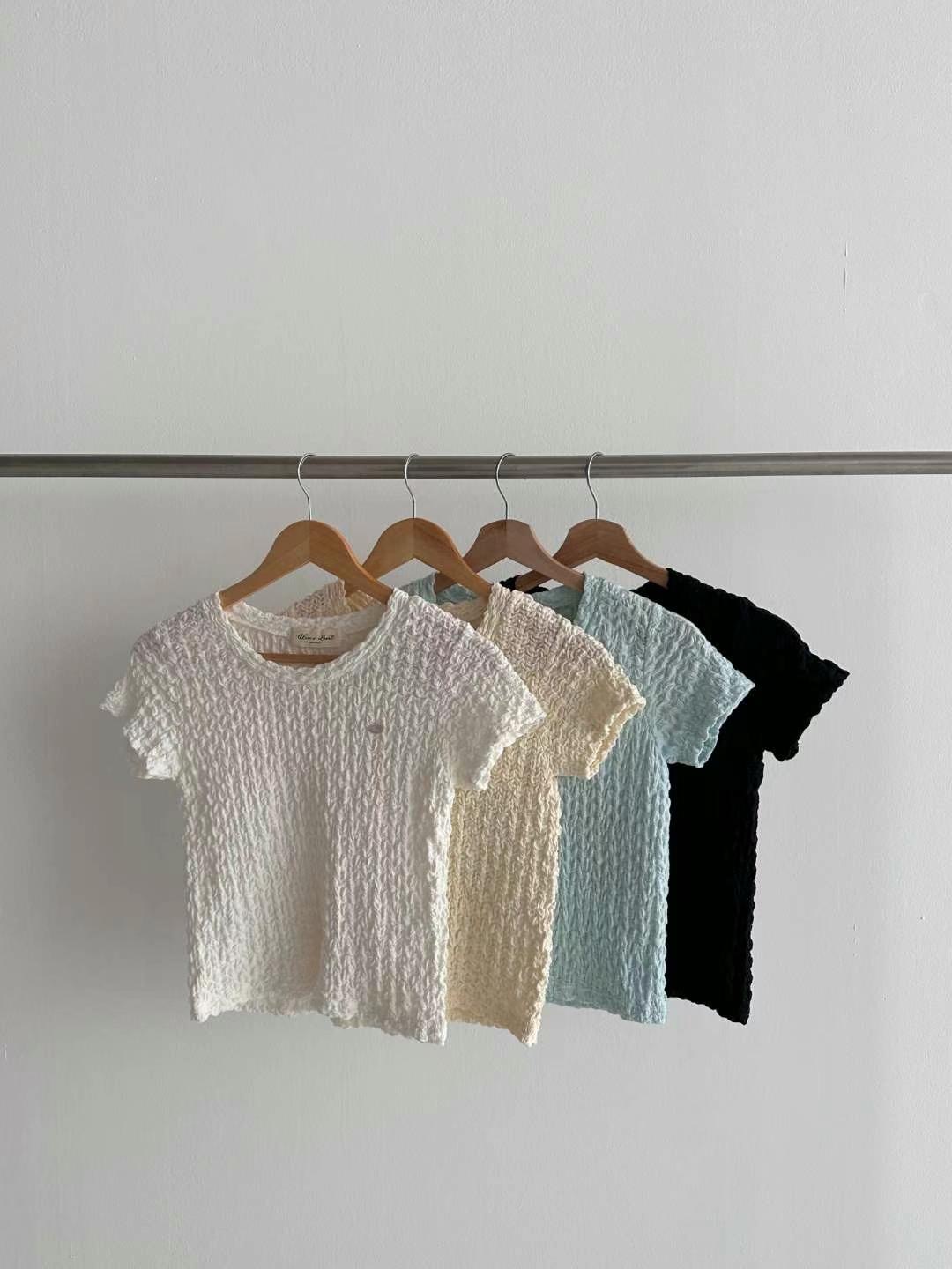 ALICE S CLOSET韓國代購㊣女裝新款真品休閑人氣時尚25秋冬T恤ALICE S CLOSETT恤圖色3左三色
