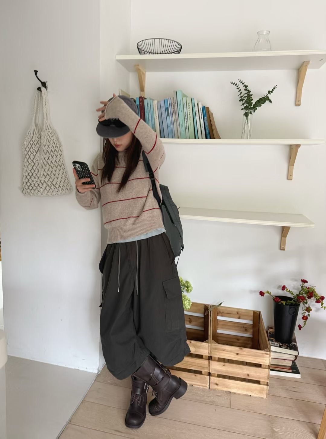 STANDING韓國直郵㊣女裝新品休閑職業人氣真品推薦熱賣針織衫STANDING針織衫圖色2