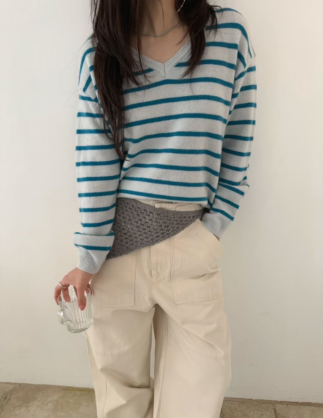 STANDING東大門㊣實拍女士新品熱賣25秋冬休閑真品推薦針織衫STANDING針織衫圖色1