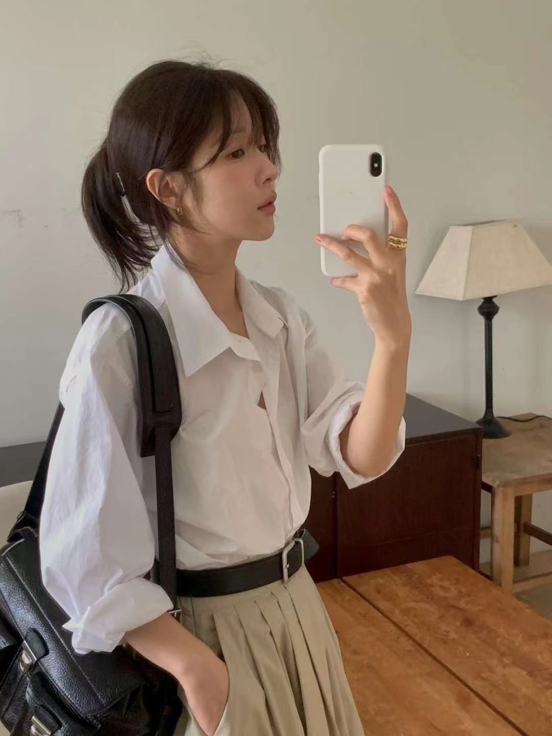 MIELLE-미엘르-OT韓國代購㊣女裝新品真品襯衫蕾絲衫不含吊帶MIELLE-미엘르-OT襯衫/蕾絲衫圖色1