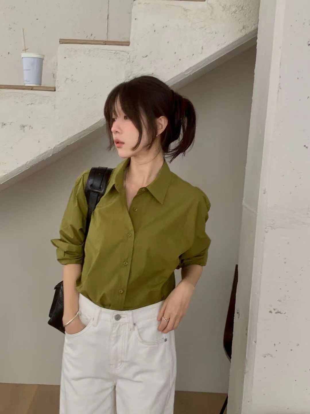 MIELLE-미엘르-OT韓國代購㊣女裝新品真品襯衫蕾絲衫不含吊帶MIELLE-미엘르-OT襯衫/蕾絲衫圖色3