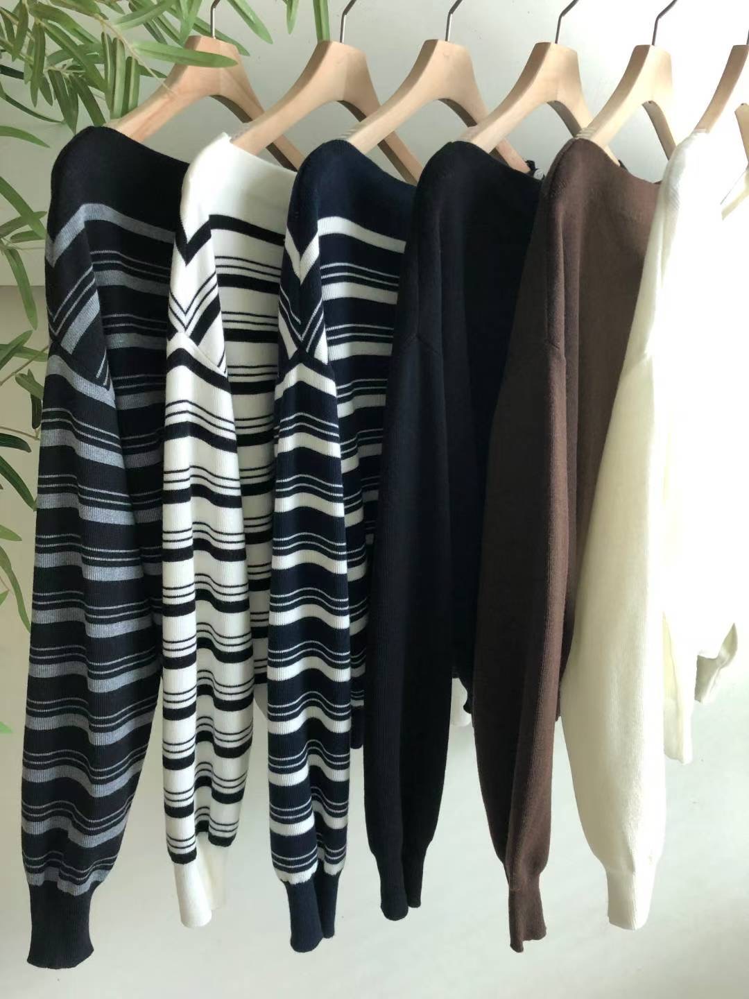 SISTER W東大門㊣實拍女士新品25秋冬時尚職業推薦針織衫紐扣SISTER W針織衫