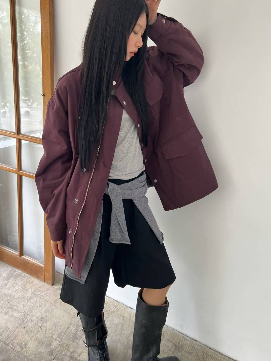 REGULAR韓國代購㊣女裝新款25秋冬職業人氣休閑推薦真品夾克REGULAR夾克