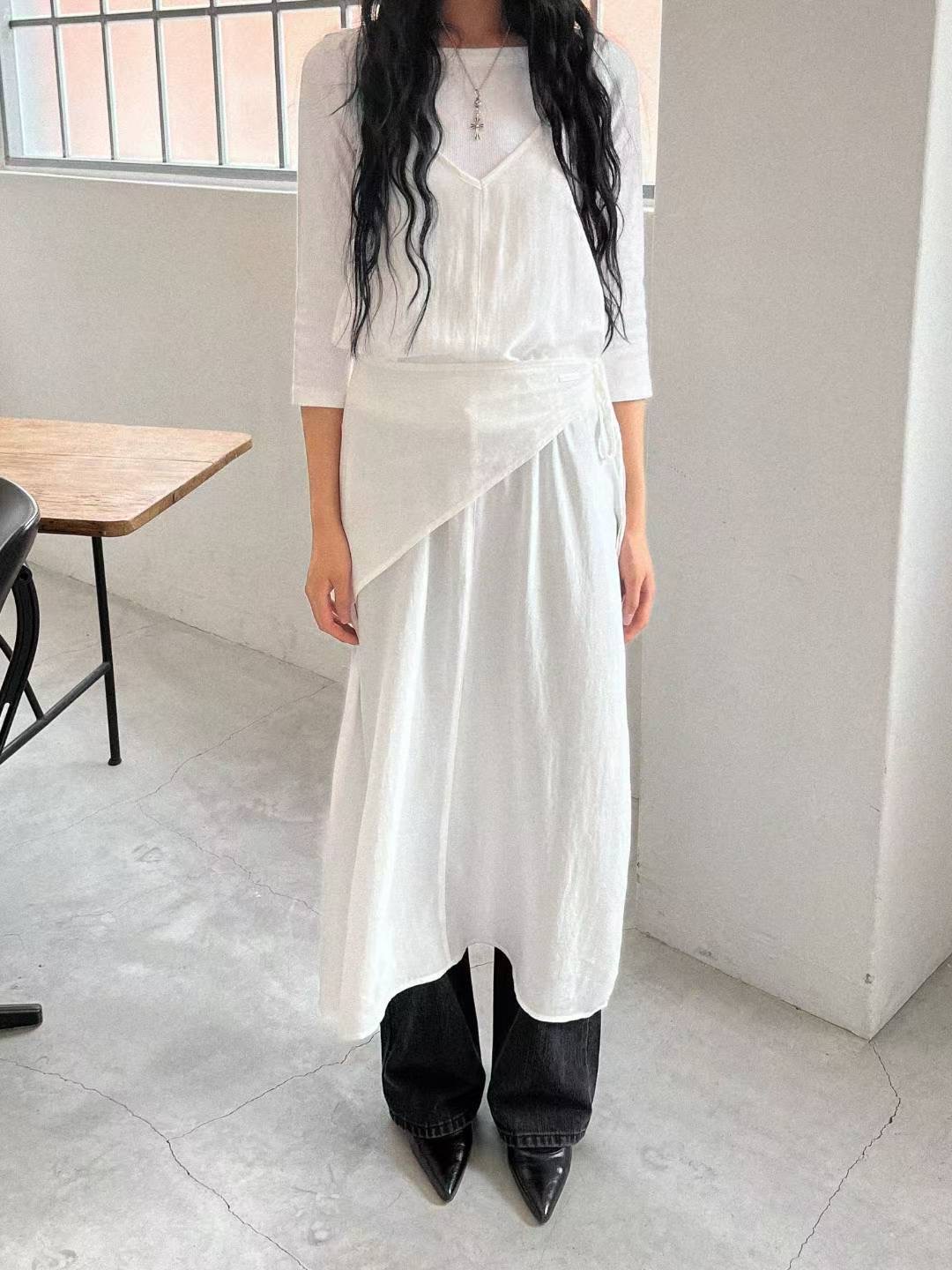 REGULAR東大門㊣代購女士新品真品休閑25秋冬連衣裙不含內搭圍巾REGULAR連衣裙圖色1