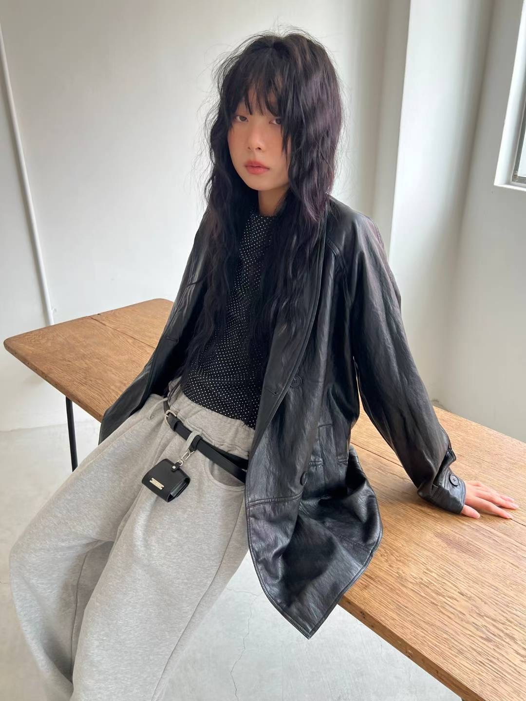 REGULAR東大門㊣實拍女士新款真品熱賣職業時尚休閑夾克皮革REGULAR夾克圖色2