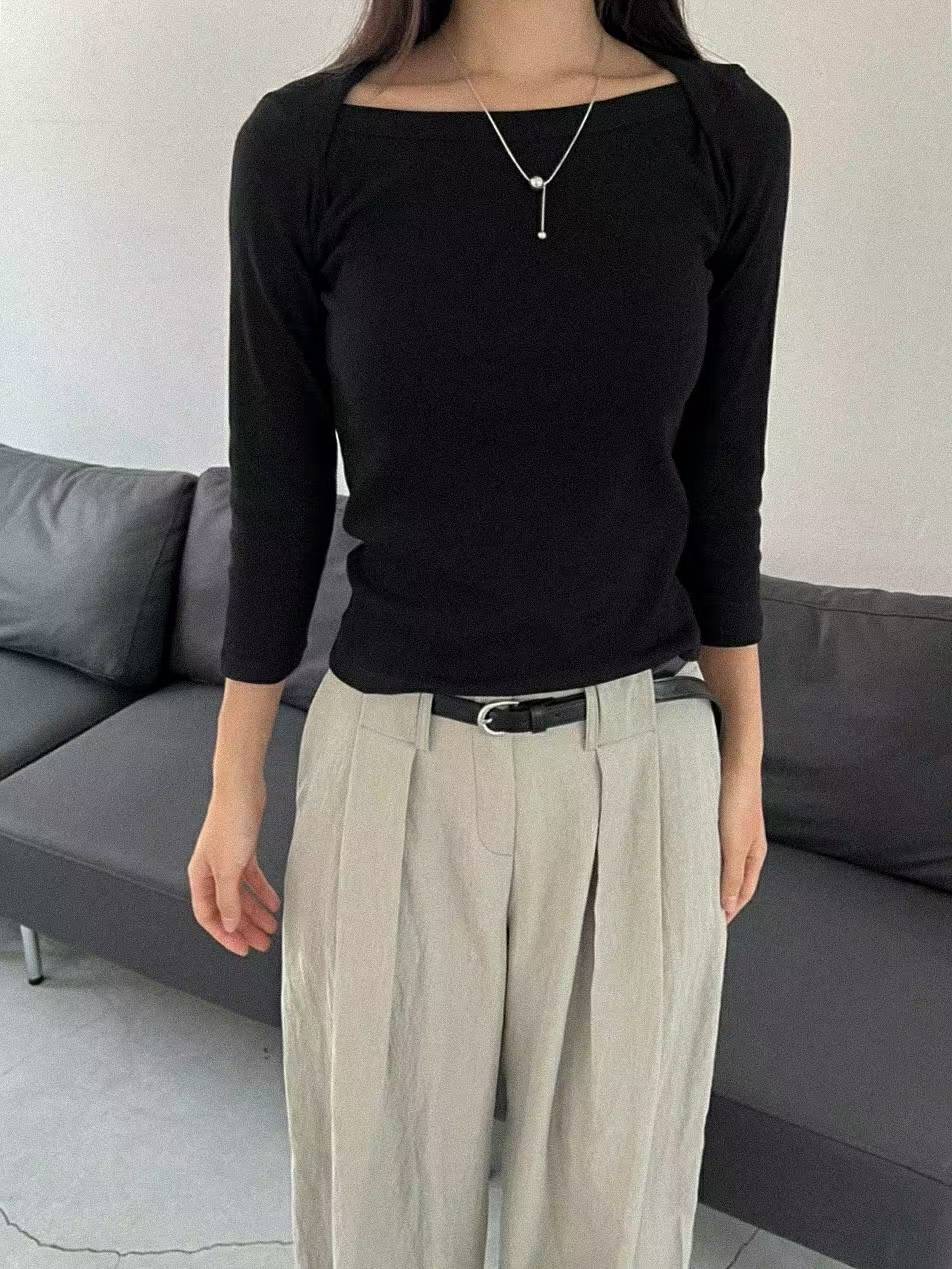 REGULAR韓國代購㊣女裝新品真品人氣時尚職業25秋冬長袖T恤REGULAR長袖T恤圖色4