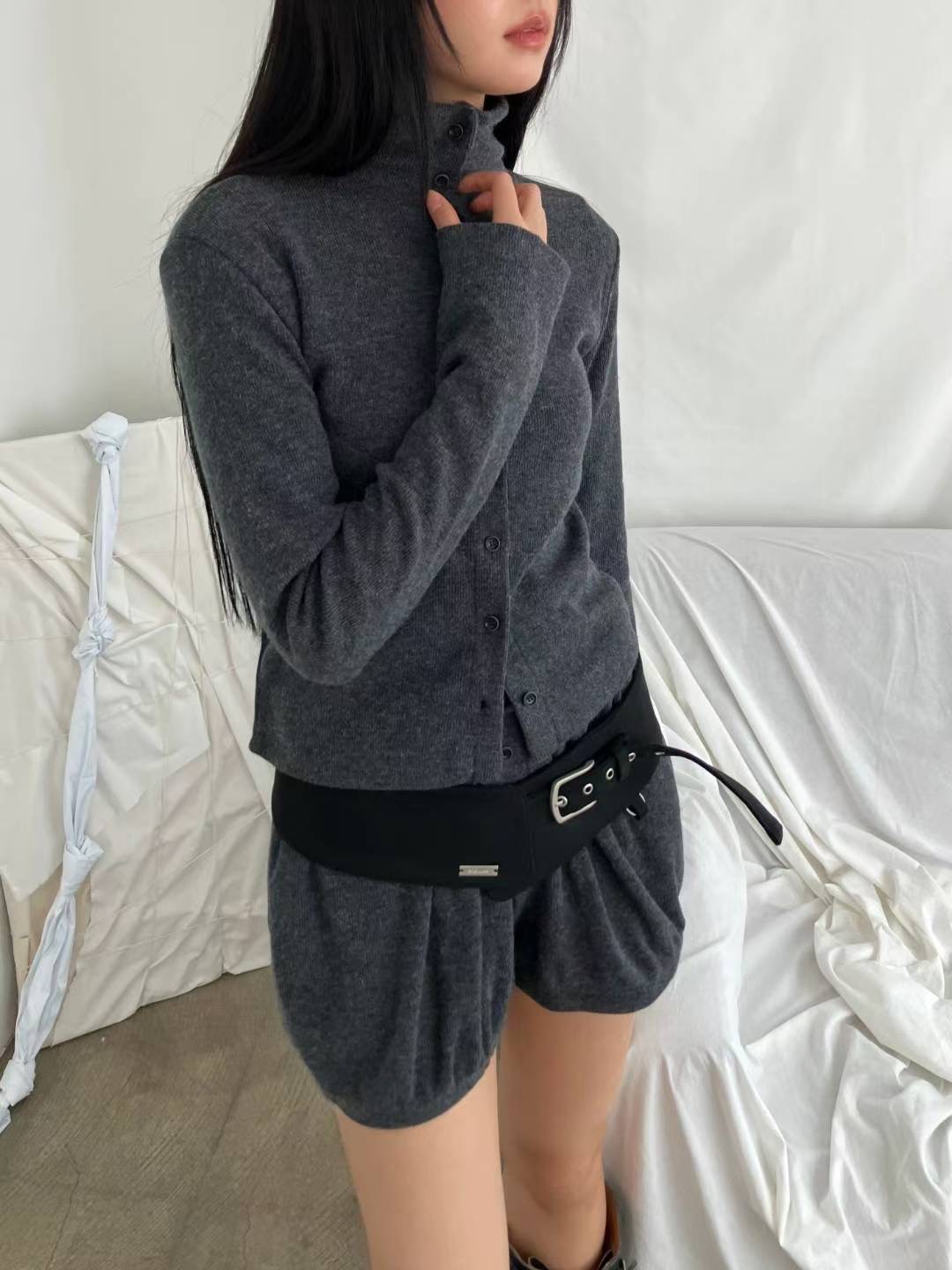 REGULAR韓國代購㊣女士新款職業25秋冬真品人氣熱賣針織衫開衫REGULAR針織衫圖色2