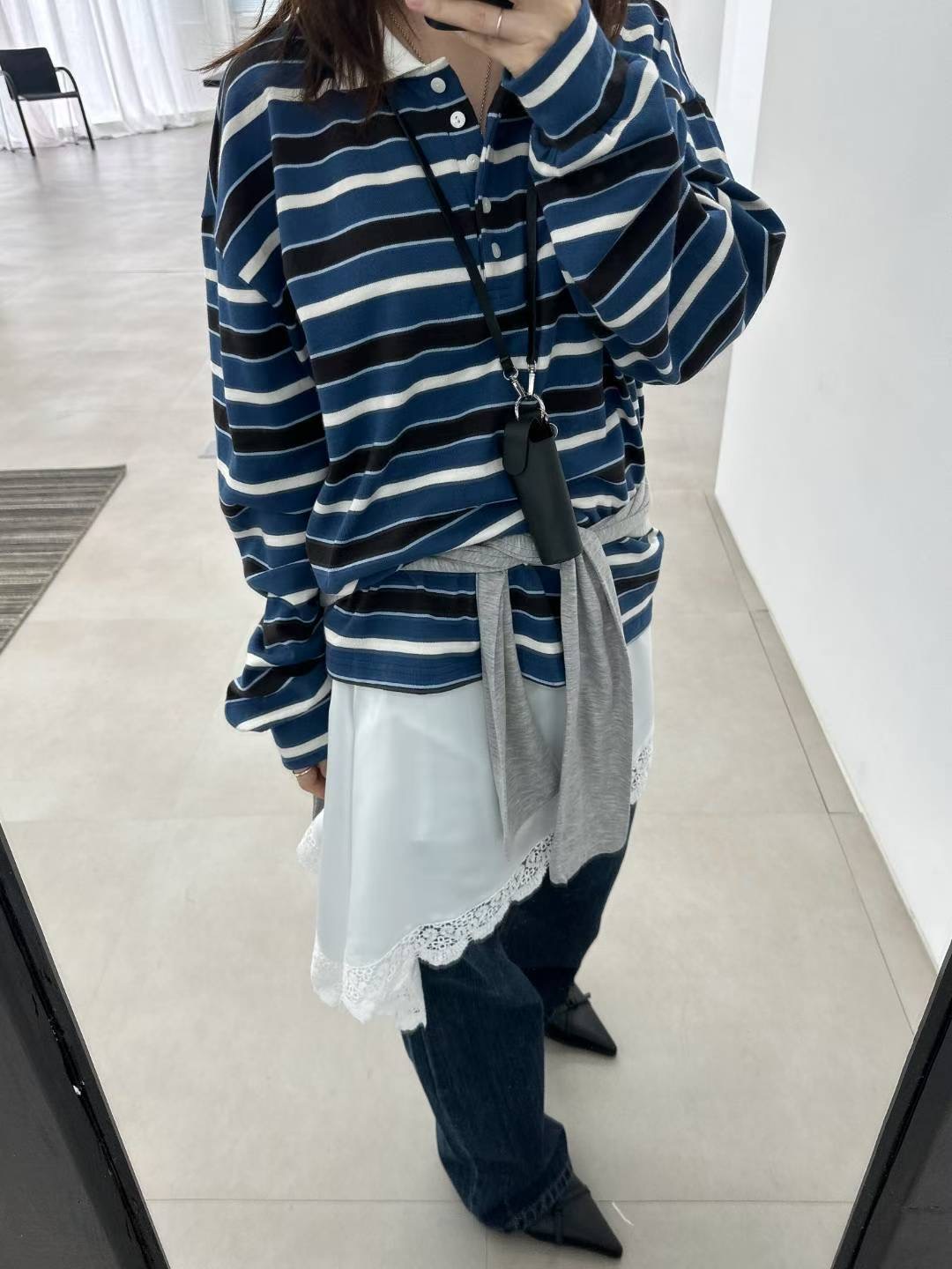 REGULAR韓國代購㊣女士新品休閑真品25秋冬熱賣職業長袖T恤REGULAR長袖T恤圖色3