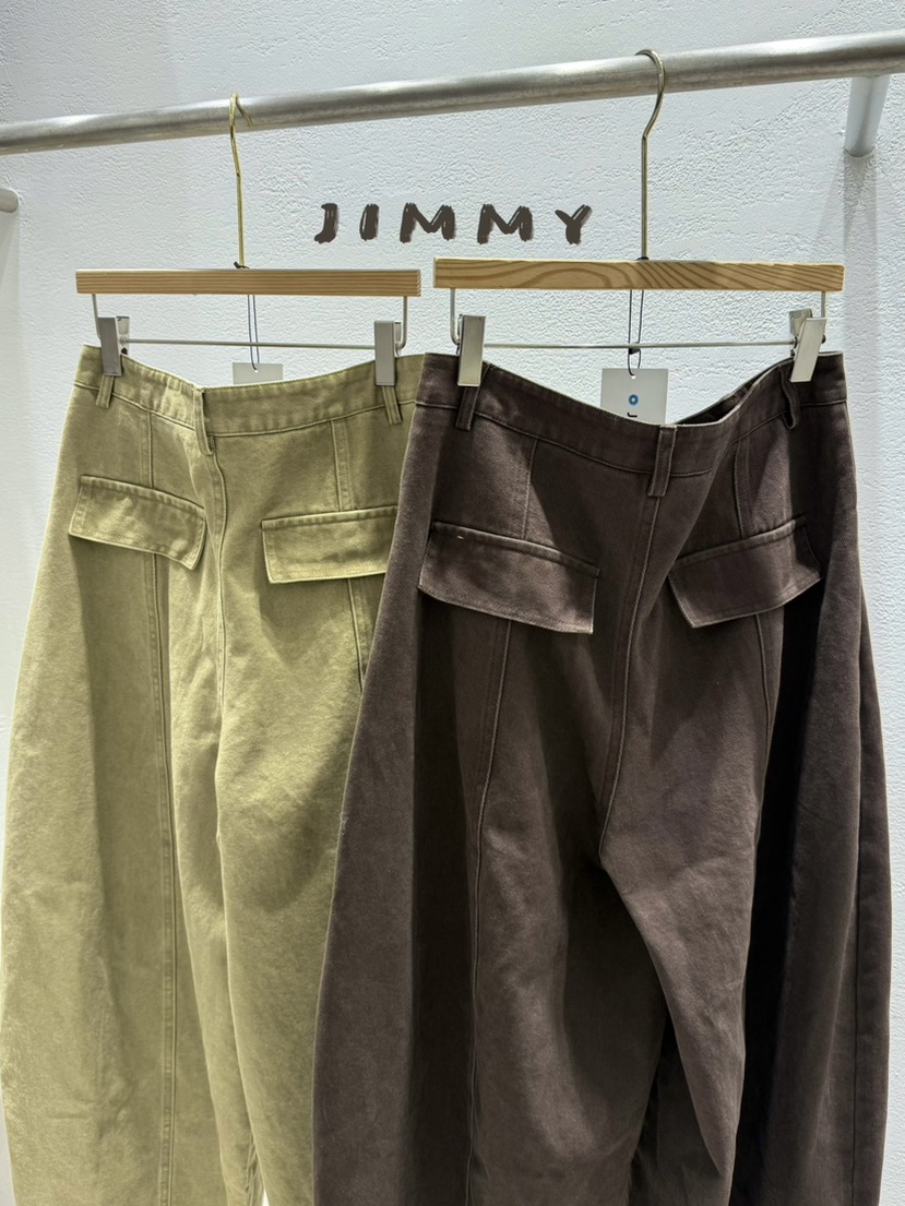 JIMMY韓國直郵㊣女士新品真品熱賣25秋冬人氣牛仔褲不含腰帶JIMMY/REMAKE牛仔褲