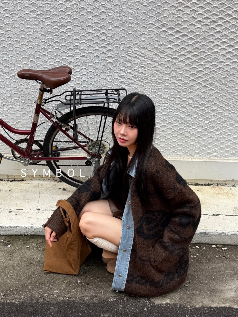 SYMBOL東大門㊣直郵女士新款人氣25秋冬職業休閑推薦針織衫SYMBOL針織衫