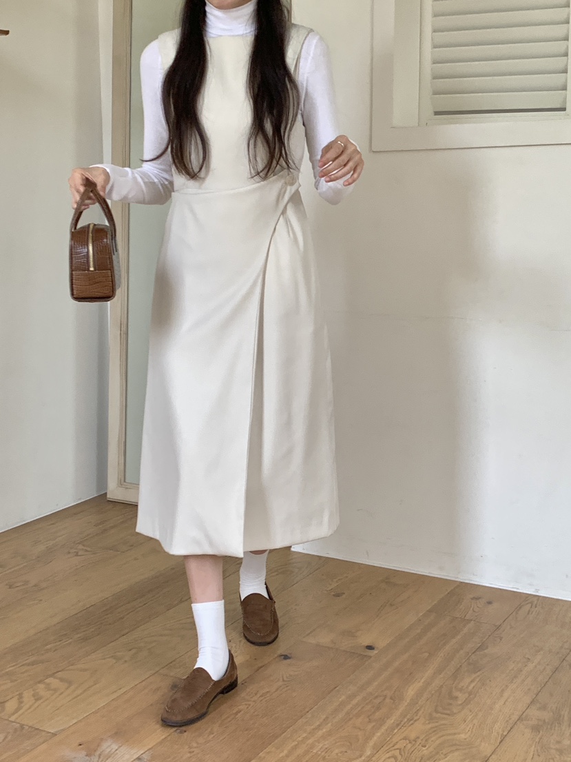 RE:OPENING東大門㊣實拍女裝新款職業推薦25秋冬真品連衣裙RE:OPENING連衣裙