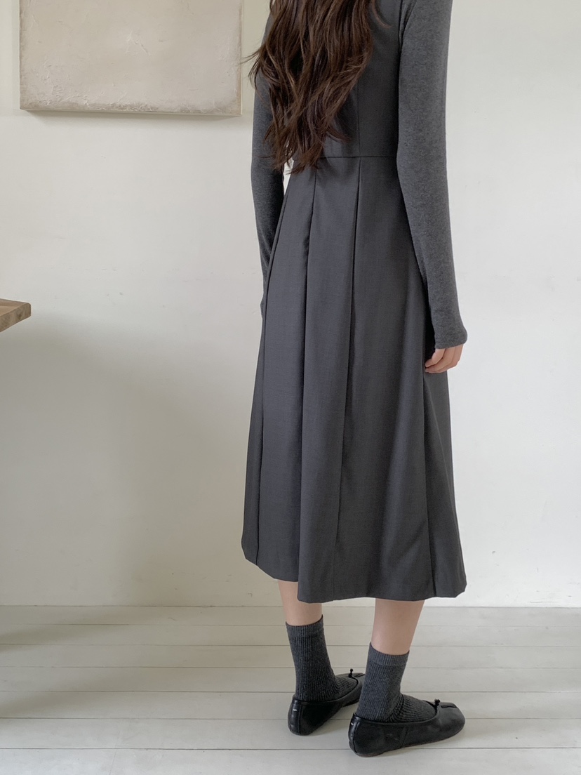 RE:OPENING東大門㊣實拍女裝新款職業推薦25秋冬真品連衣裙RE:OPENING連衣裙