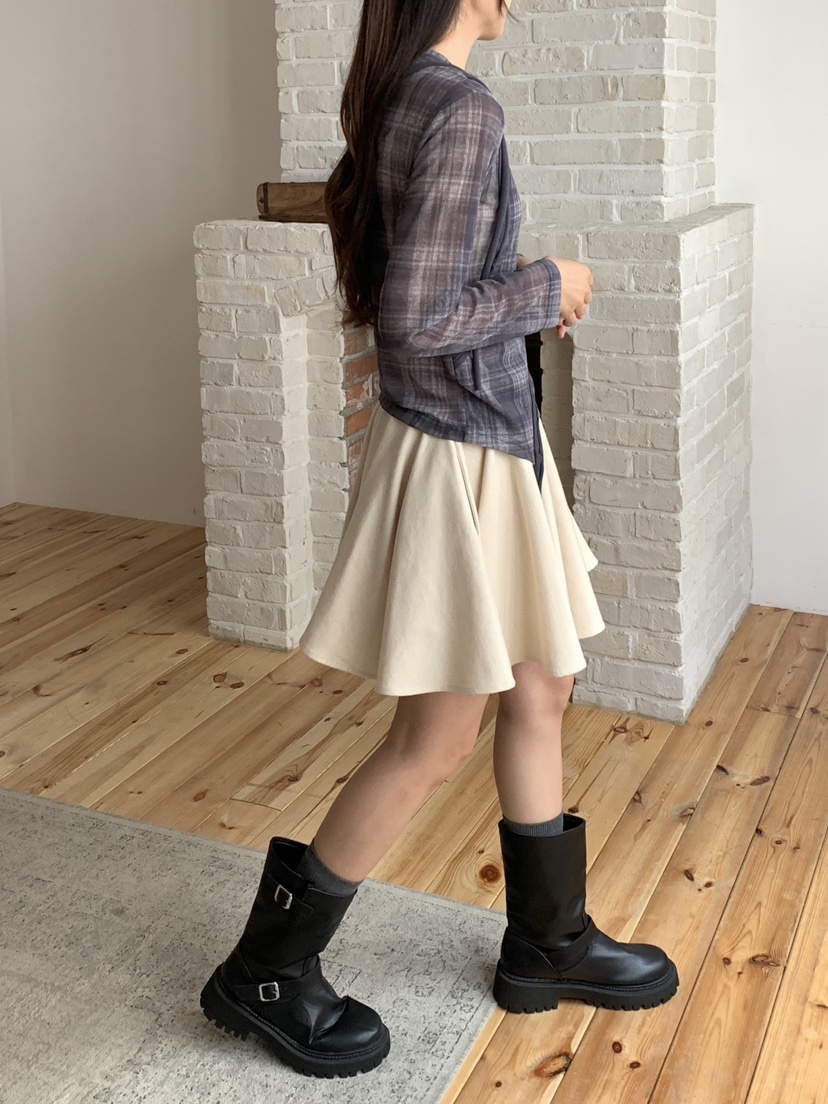 RE:OPENING韓國直郵㊣女士新品時尚25秋冬職業熱賣推薦短裙RE:OPENING短裙