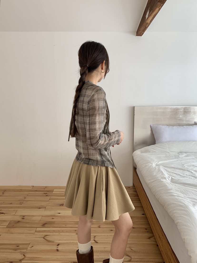 RE:OPENING韓國直郵㊣女士新品時尚25秋冬職業熱賣推薦短裙RE:OPENING短裙