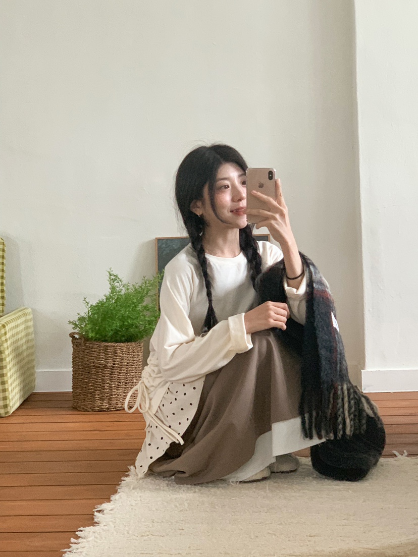 BEFORE SUNRISE韓國代購㊣女裝新品熱賣休閑時尚推薦長袖T恤BEFORE SUNRISE長袖T恤