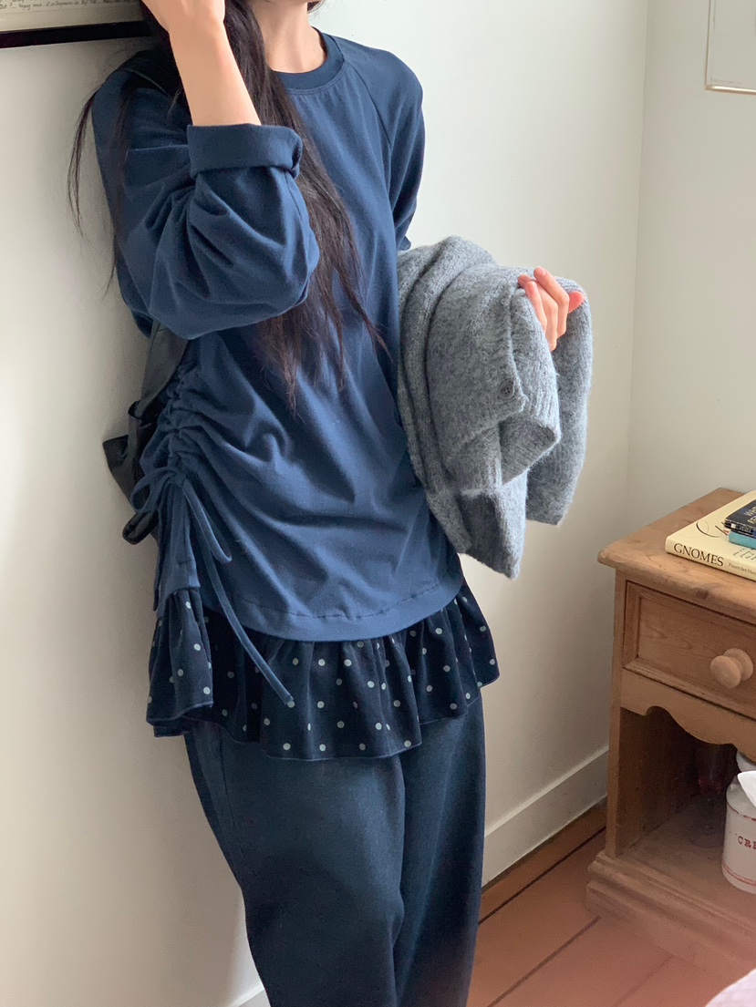 BEFORE SUNRISE韓國代購㊣女裝新品熱賣休閑時尚推薦長袖T恤BEFORE SUNRISE長袖T恤
