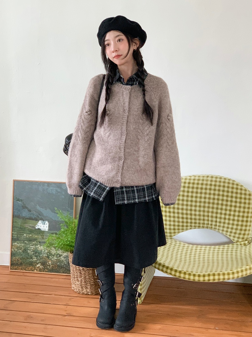 BEFORE SUNRISE東大門㊣實拍女士新品職業休閑25秋冬毛衣羊毛衫BEFORE SUNRISE毛衣