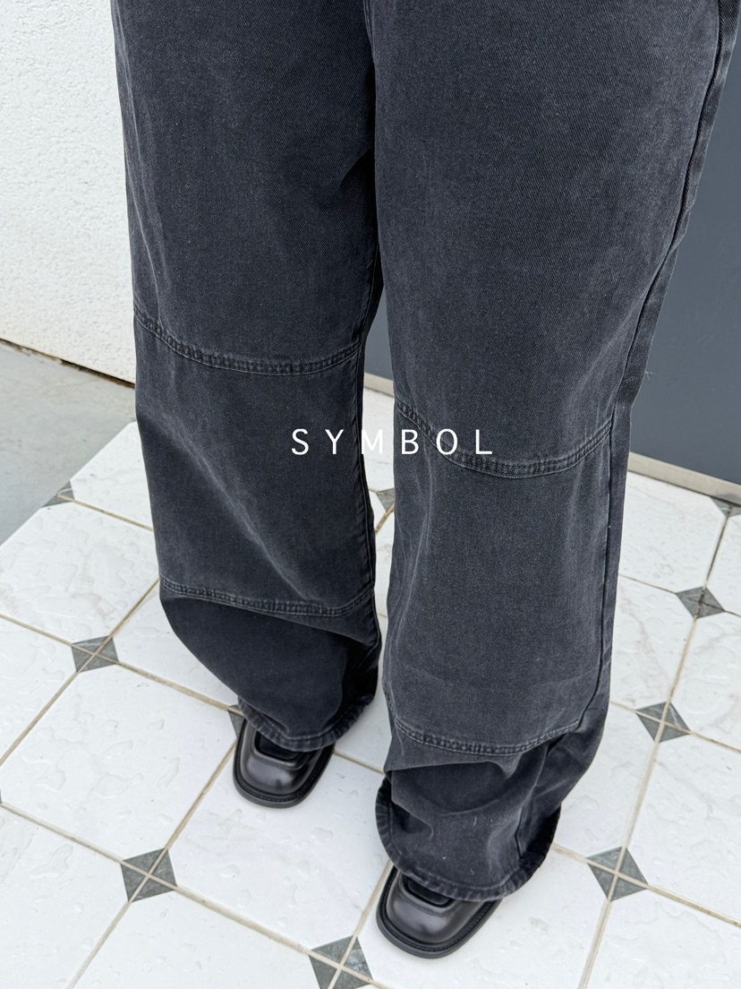 SYMBOL東大門㊣直郵女士新款人氣真品職業25秋冬牛仔褲不含腰帶SYMBOL牛仔褲