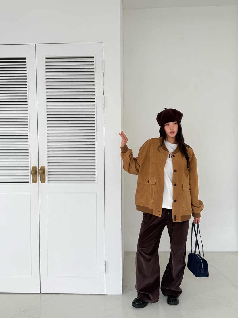 ZITTEN韓國直郵㊣女裝新款推薦時尚熱賣休閑職業夾克絨面革ZITTEN夾克