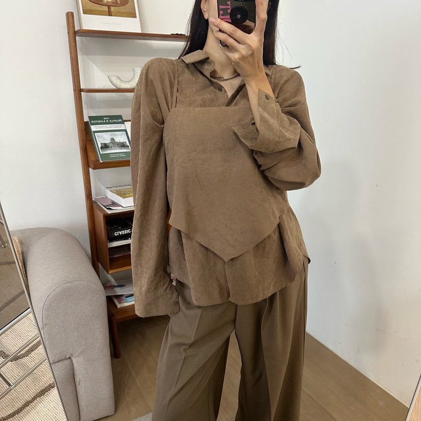 SOUIT韓國直郵㊣女裝新品真品推薦熱賣人氣時尚25秋冬職業套裝SOUIT by mabel-L套裝
