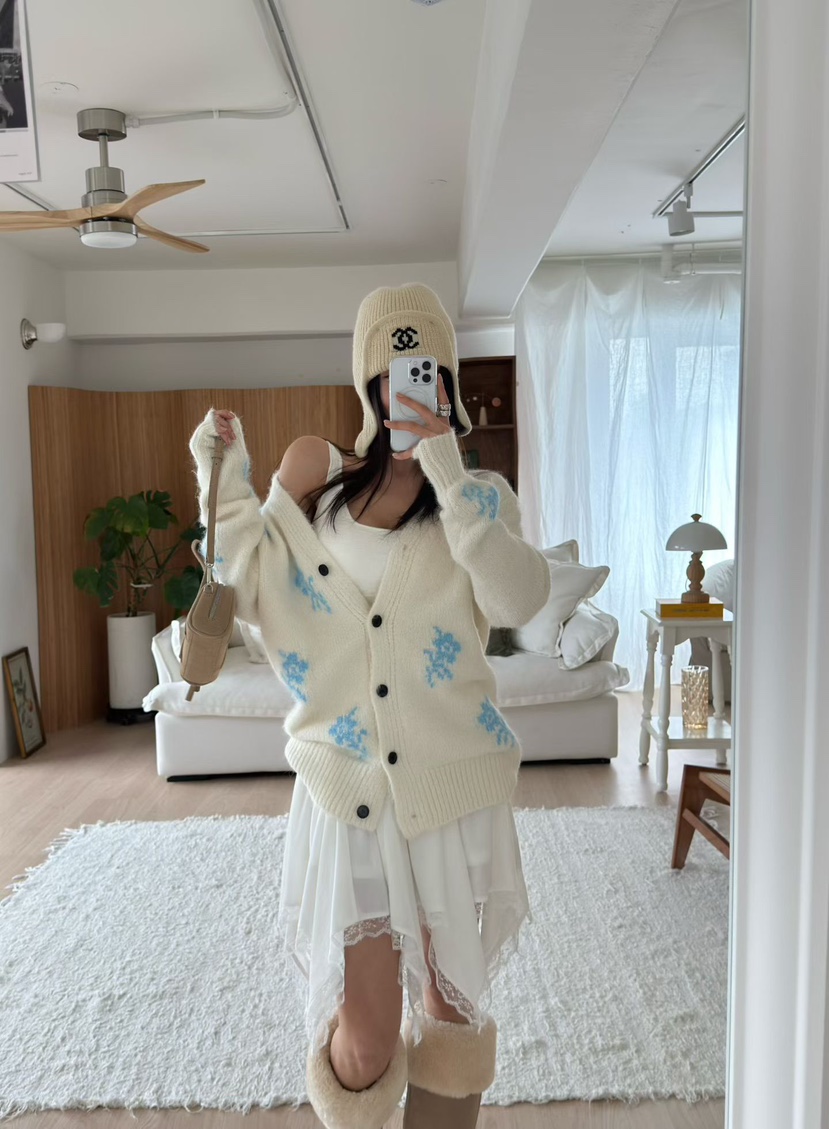 DENVER東大門㊣實拍女士新款真品時尚25秋冬熱賣人氣針織衫DENVER針織衫圖色1