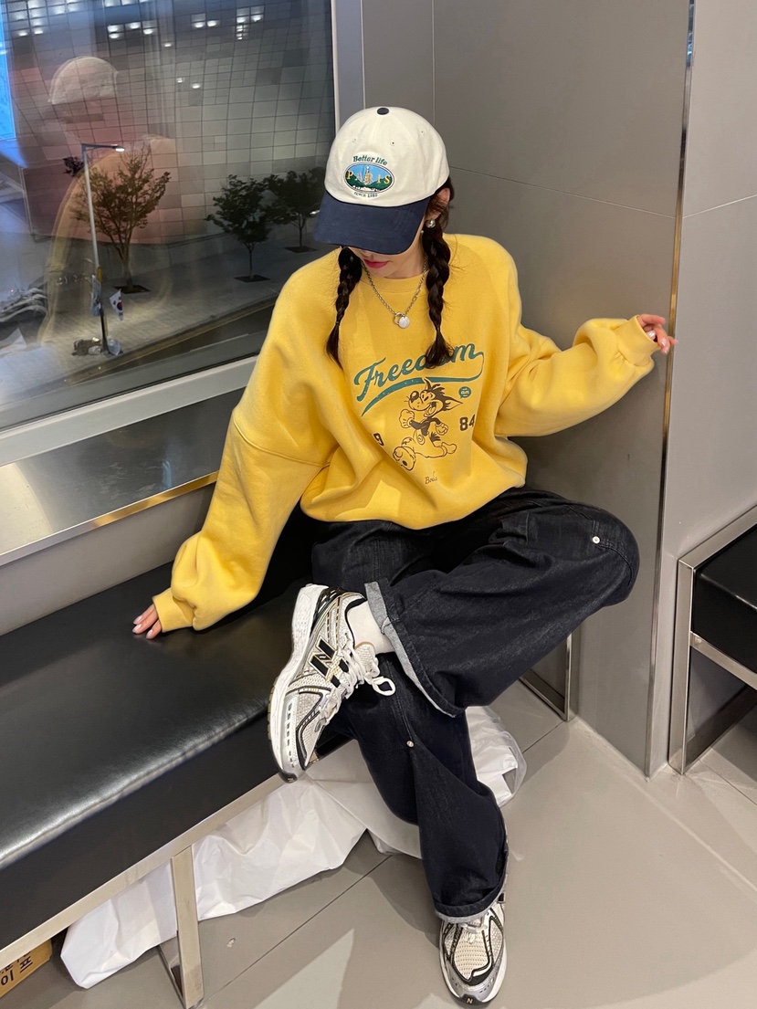 BOUND.A東大門㊣代購女士新品推薦時尚真品職業熱賣衛衣羊毛BOUND.A衛衣