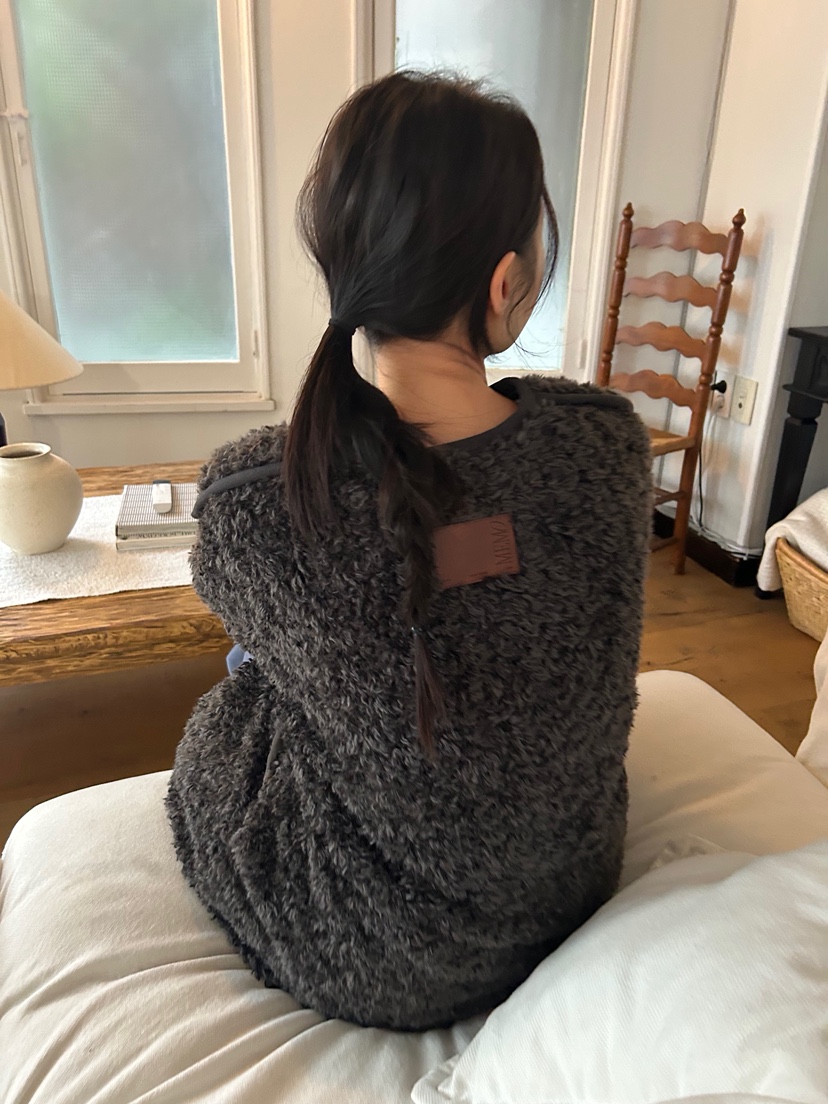 ME MO韓國代購㊣女裝新品真品熱賣職業人氣時尚夾克羊毛兜帽ME MO夾克