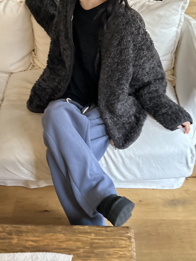 ME MO韓國代購㊣女裝新品真品熱賣職業人氣時尚夾克羊毛兜帽ME MO夾克圖色2