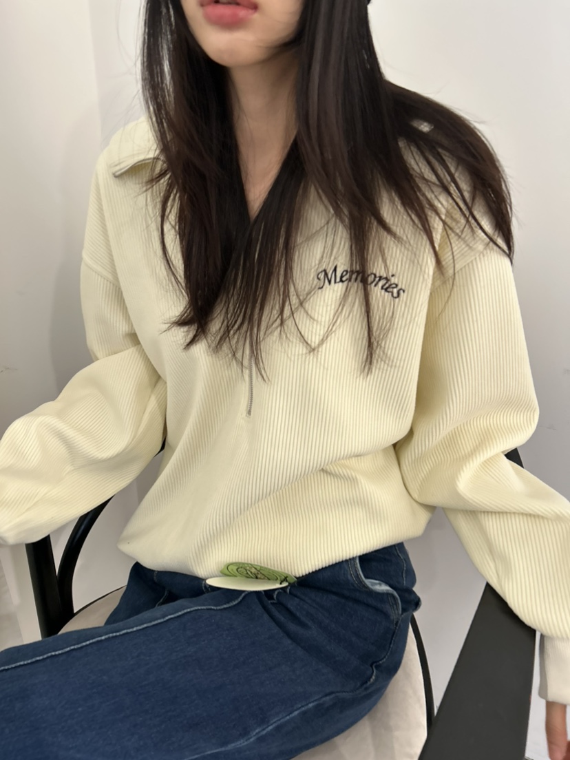 ME MO東大門㊣代購女士新品人氣休閑時尚真品熱賣衛衣拉鏈ME MO衛衣