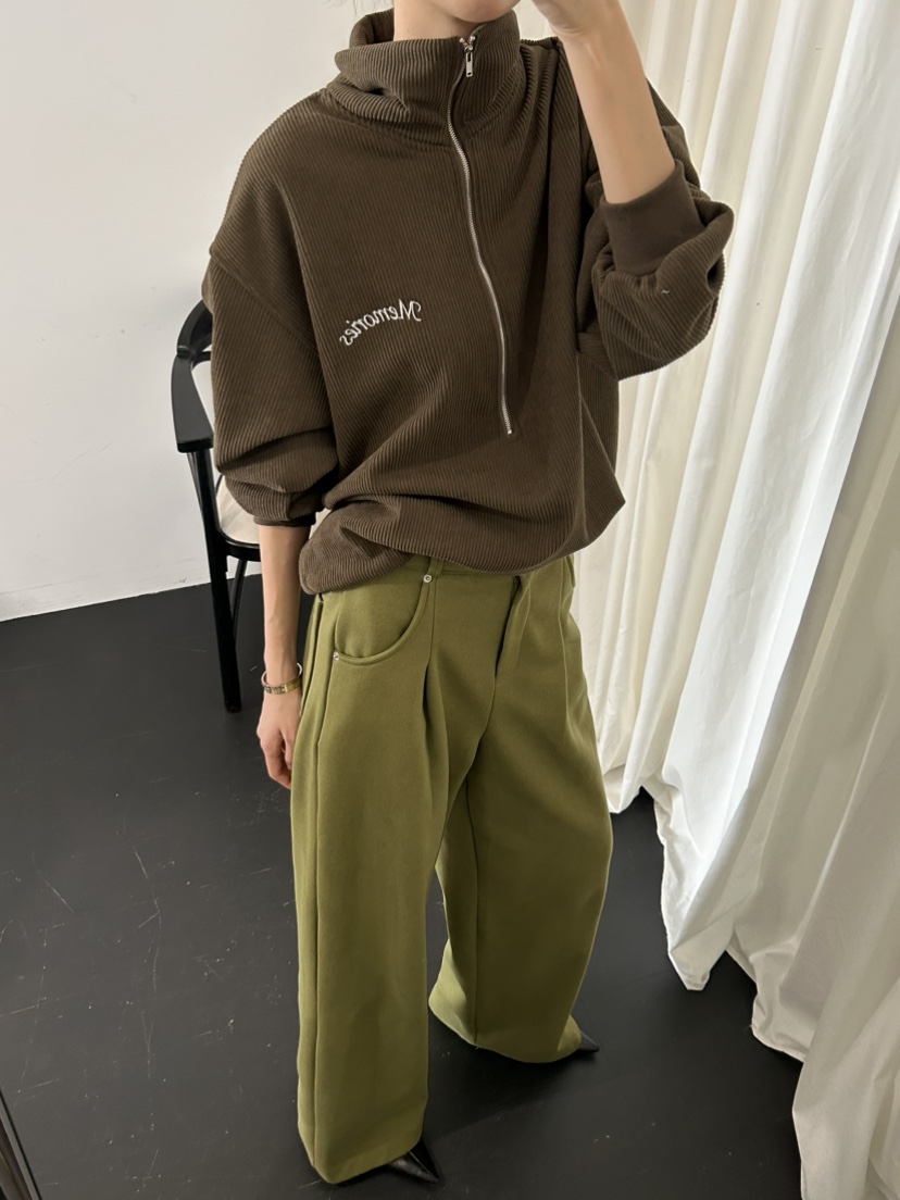 ME MO東大門㊣代購女士新品人氣休閑時尚真品熱賣衛衣拉鏈ME MO衛衣