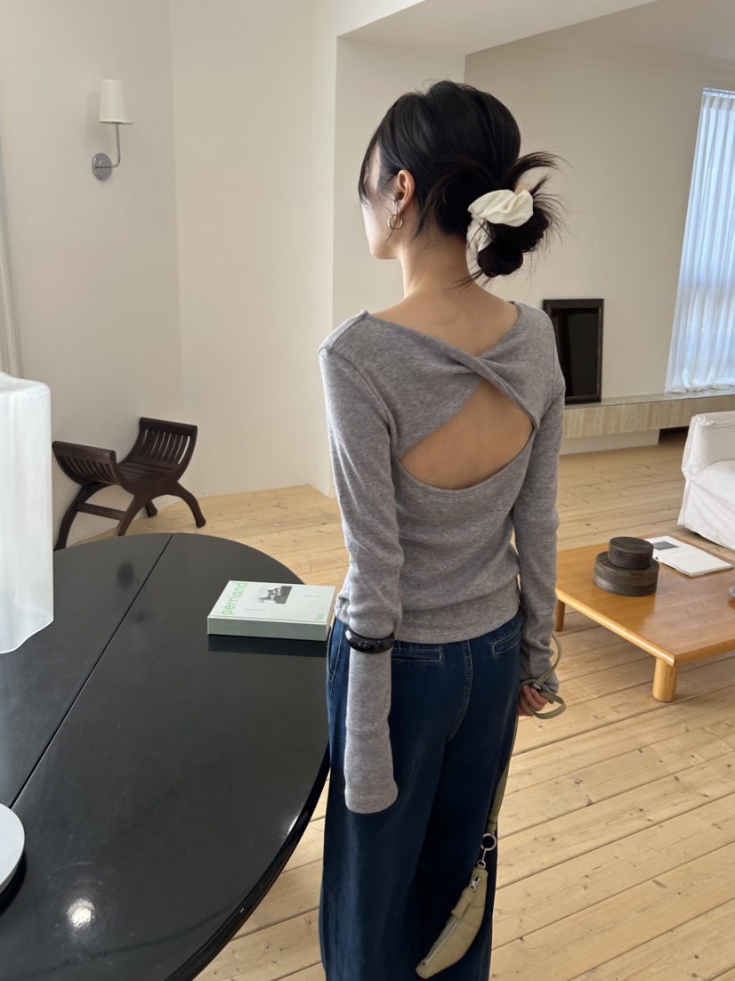 ME MO韓國直郵㊣女士新款真品人氣推薦25秋冬休閑熱賣長袖T恤ME MO長袖T恤