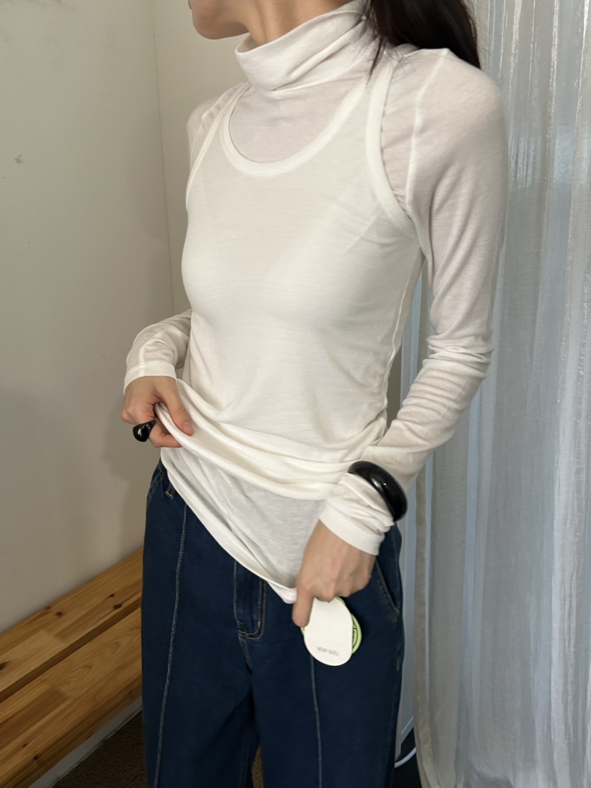 ME MO東大門㊣代購女裝新款25秋冬人氣職業吊帶背心不含內搭ME MO吊帶/背心圖色2
