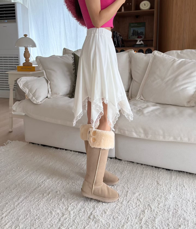 DENVER東大門㊣實拍女裝新款休閑推薦25秋冬熱賣短裙蕾絲絲質DENVER短裙