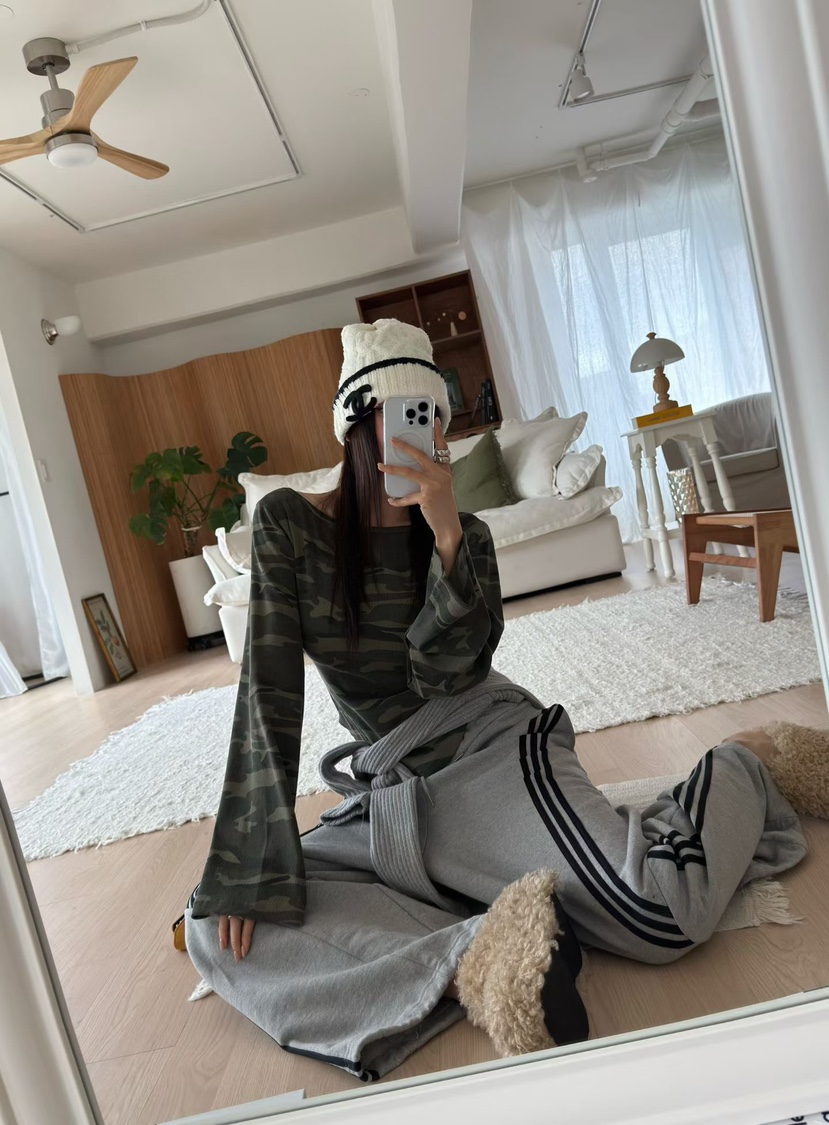 DENVER東大門㊣實拍女士新品時尚推薦熱賣休閑25秋冬長袖T恤DENVER長袖T恤圖色2