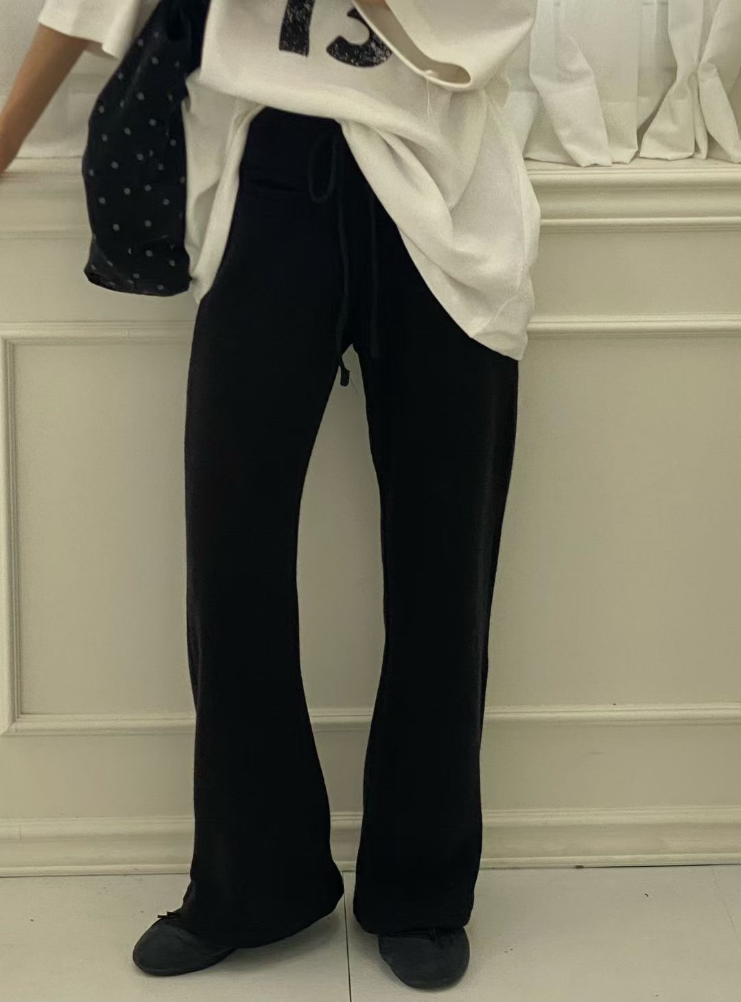 ONTHEMOOD東大門㊣實拍女裝新品職業真品休閑25秋冬推薦休閑褲RIPPLE休閑褲圖色2