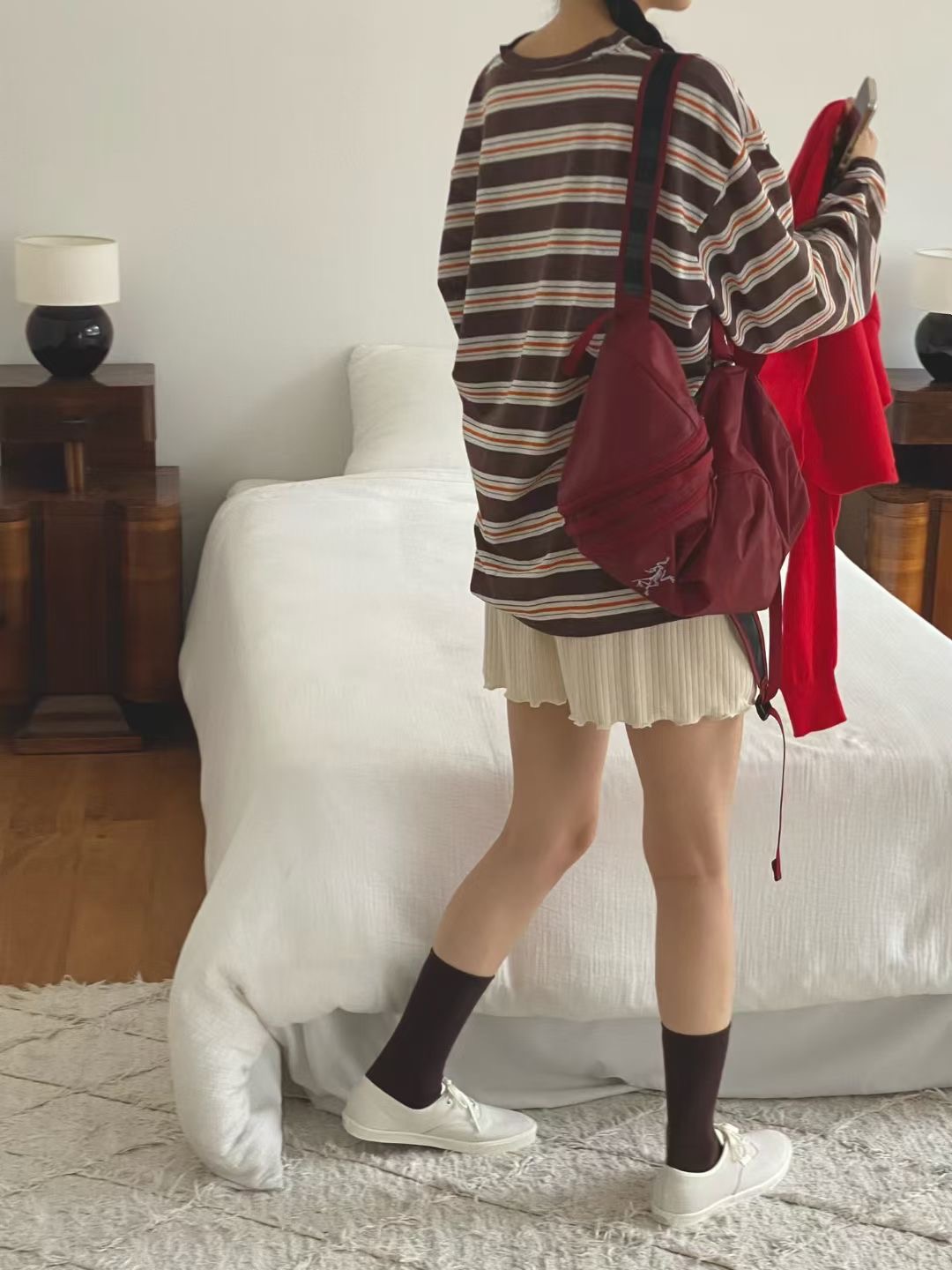ONTHEMOOD東大門㊣代購女士新品人氣職業休閑推薦熱賣25秋冬短褲RIPPLE短褲