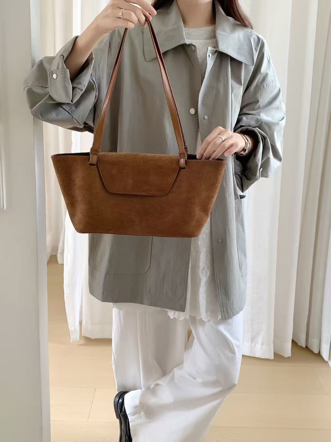 ORANGE-오렌지-OT東大門㊣代購女士新品職業休閑單肩斜跨包ORANGE單肩/斜跨包圖色3