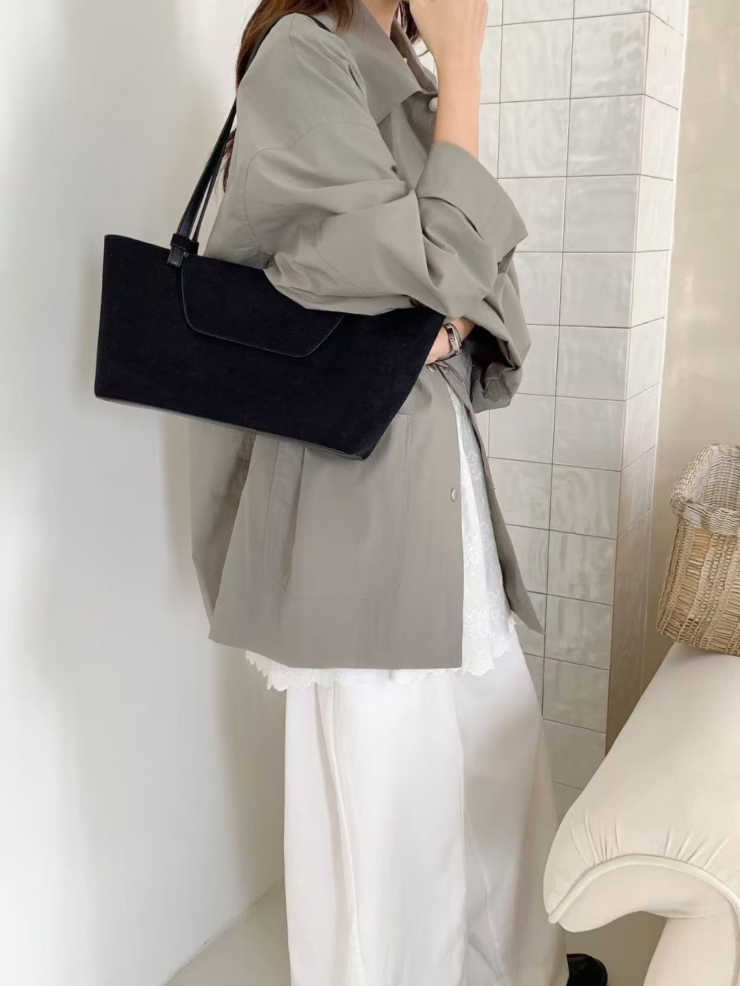 ORANGE-오렌지-OT東大門㊣代購女士新品職業休閑單肩斜跨包ORANGE單肩/斜跨包圖色5