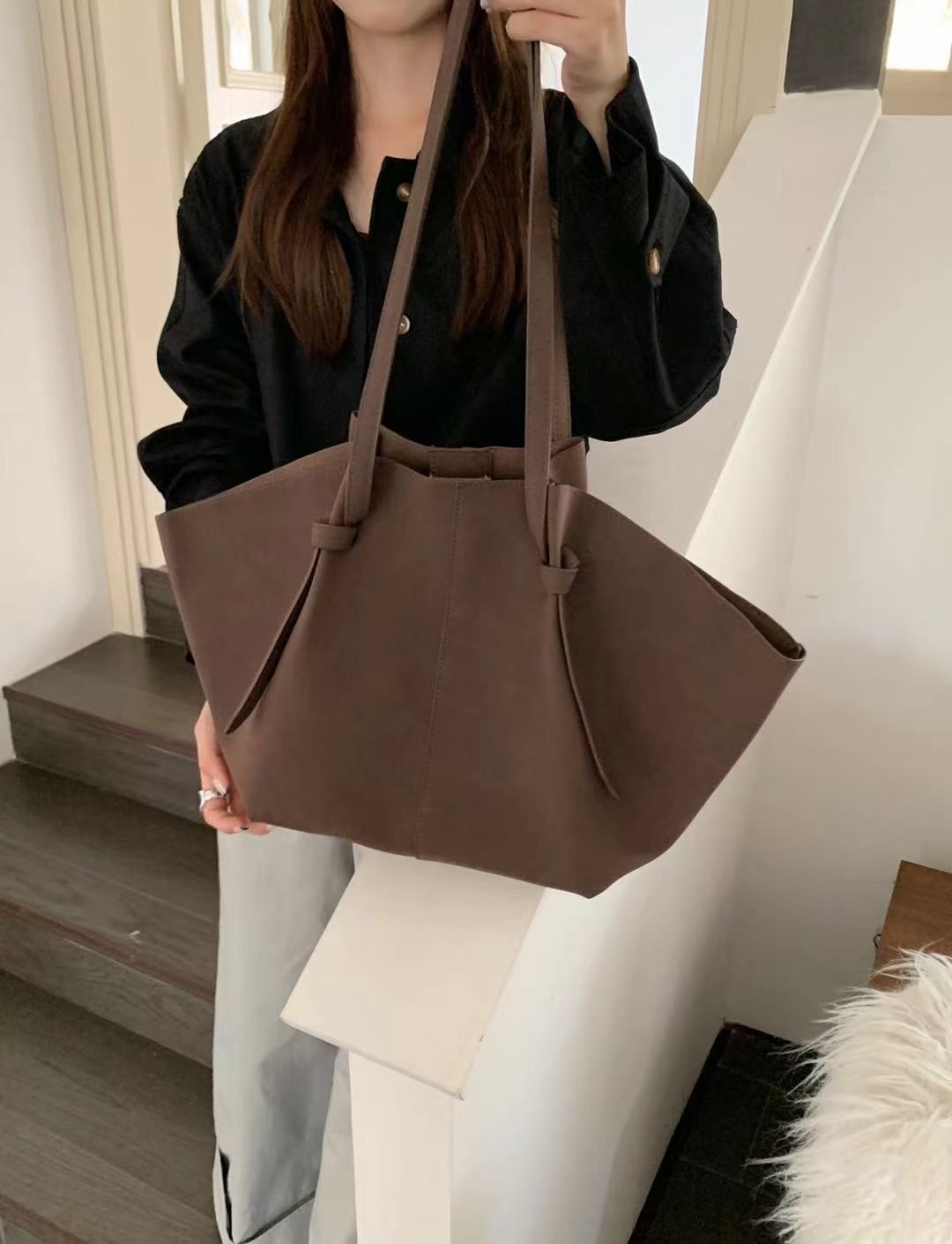 ORANGE-오렌지-OT東大門㊣代購女士新款時尚職業單肩斜跨包ORANGE單肩/斜跨包圖色1