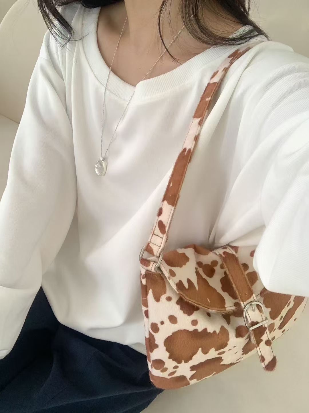 ORANGE-오렌지-OT東大門㊣代購女士新款推薦時尚單肩斜跨包ORANGE單肩/斜跨包圖色3