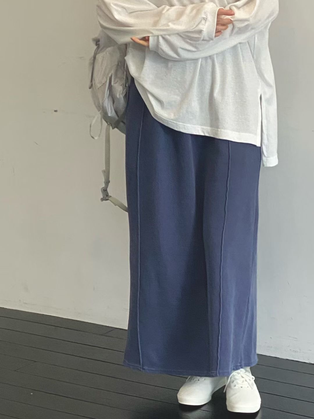ONTHEMOOD東大門㊣代購女裝新品25秋冬推薦休閑真品時尚長裙RIPPLE長裙圖色2