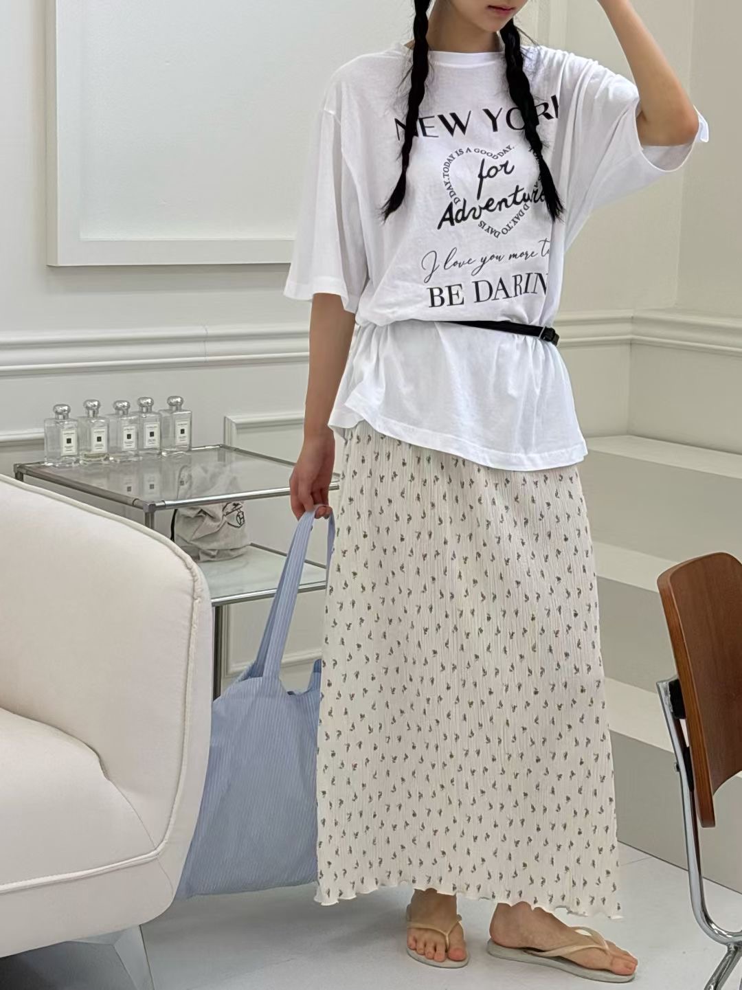 ONTHEMOOD東大門㊣直郵女裝新品25秋冬時尚熱賣職業真品長裙RIPPLE長裙圖色1