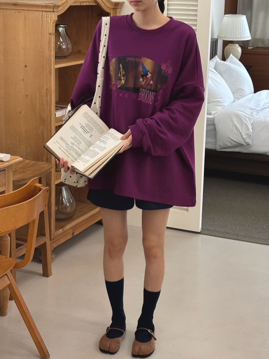 ONTHEMOOD韓國直郵㊣女裝新款真品休閑人氣推薦衛衣不含披肩RIPPLE衛衣圖色3