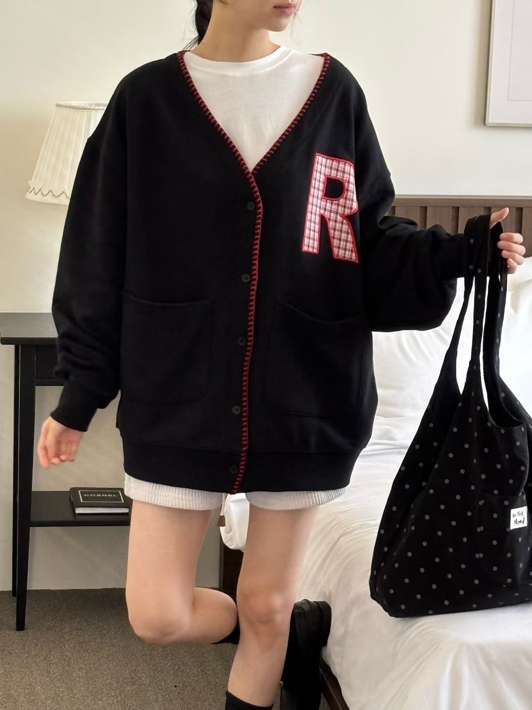 ONTHEMOOD韓國代購㊣女士新款時尚推薦熱賣針織衫不含內搭開衫RIPPLE針織衫圖色2