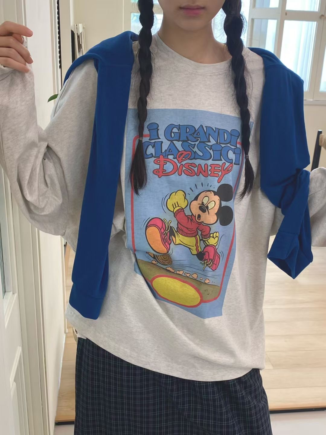 ONTHEMOOD韓國代購㊣女裝新款真品時尚25秋冬長袖T恤不含披肩RIPPLE長袖T恤圖色2