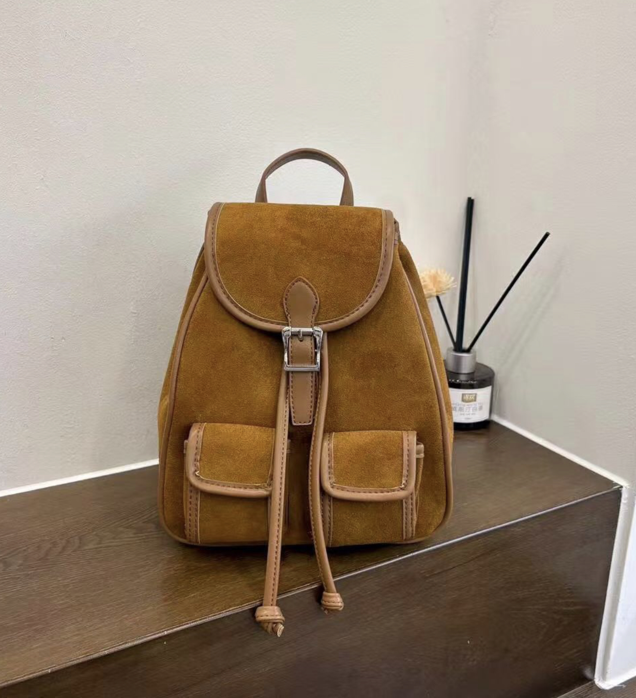 ORANGE-오렌지-OT韓國直郵㊣女裝新品時尚職業真品雙肩背包ORANGE雙肩背包圖色4