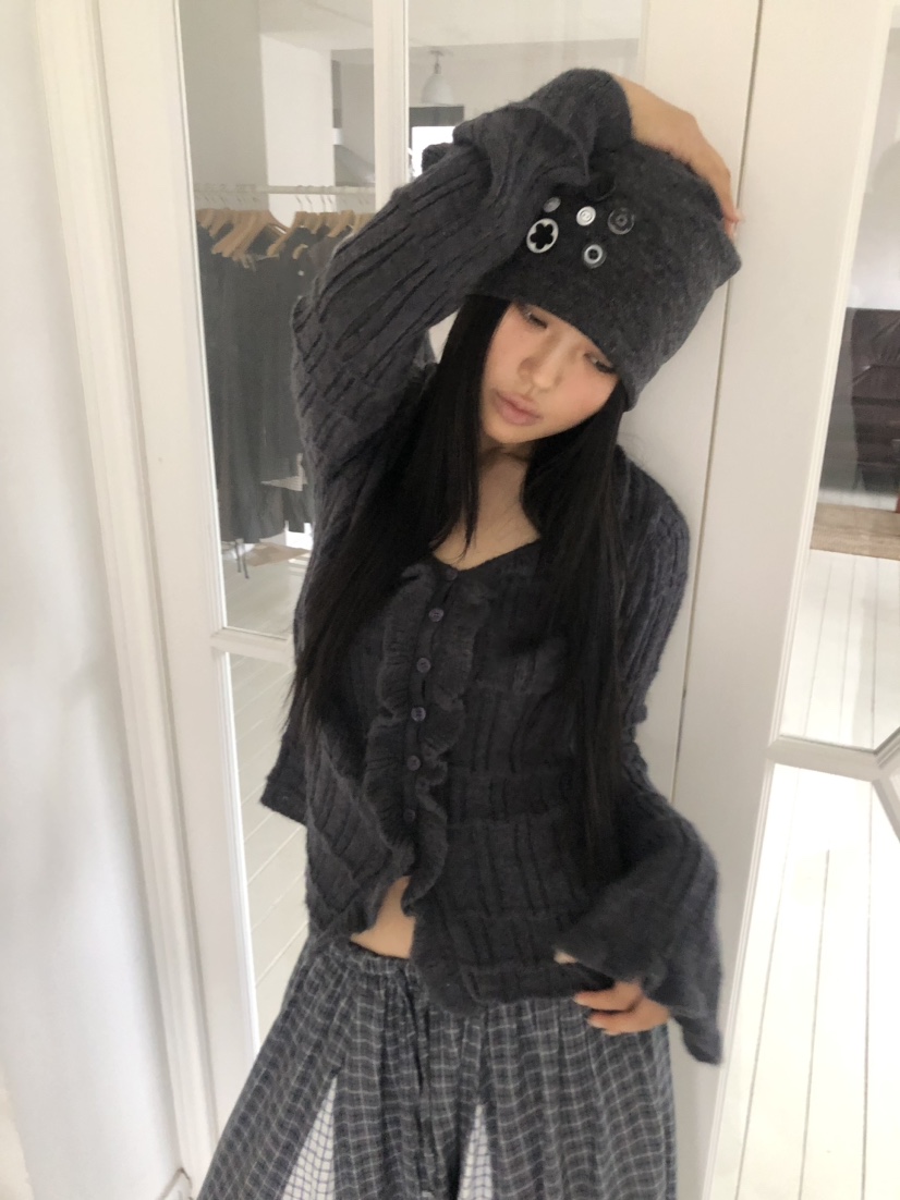 FLASH東大門㊣代購女士新款真品職業推薦休閑熱賣人氣針織衫FLASH針織衫